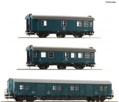 67198 - 3-dílný stavební vlak DB