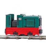 12115 - Diesel-Lokomotive »Gmeinder 15/18«, s otevřenou kabinou, zeleno-červená