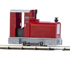 12131 - Motorová lokomotiva »Deutz OMZ 122 F«, červená s šedým pojezdem