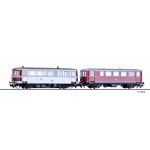 70008 - Motorový vůz VT 70 971 s přípojným vozem CPost v-36 DB