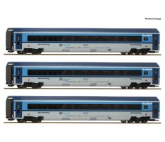 74068 - 3-dílný set rychlíkových vozů Railjet ČD