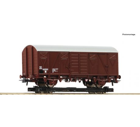 34575 - H0e-podvalní s 2-osým nákladním vozem Gs ÖBB