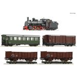 31032 - 5-dílný set: Parní lokomotiva 399.06 a smíšený vlak ÖBB, DCC zvuk