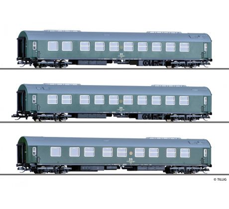 70039 - Souprava tří vozů Salonního vlaku DR