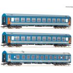 74188 - třídílný set rychlíku 375 „Vindobona“ - vozy MÁV