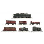 61492 - Set s elektrickou lokomotivou E 52.22 a nákladního vlaku DRG