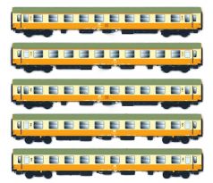 55299 - Städte-Express DR 5-dílný Set-A
