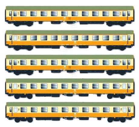 55299 - Städte-Express DR 5-dílný Set-A