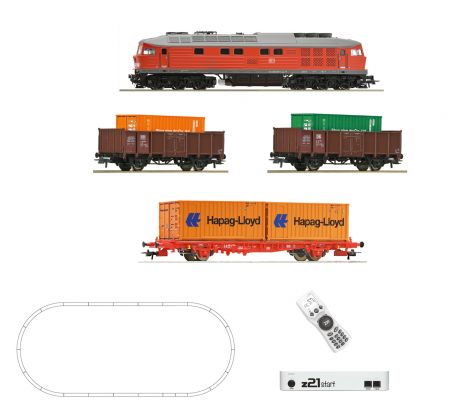 5110003 - Digitalní start set z21®: Motorová lokomotiva BR 132 s nákladním vlakem DB, DCC