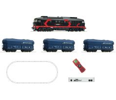 51342 - Digitalní start set z21®: Motorová lokomotiva BR 132 Cargounit s nákladním vlakem PKP-C, DCC