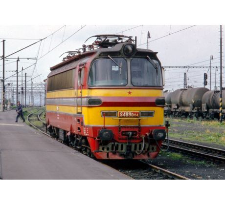 51992 - Střídavá elektrická lokomotiva S 489.0104 ČSD, v původním nátěru