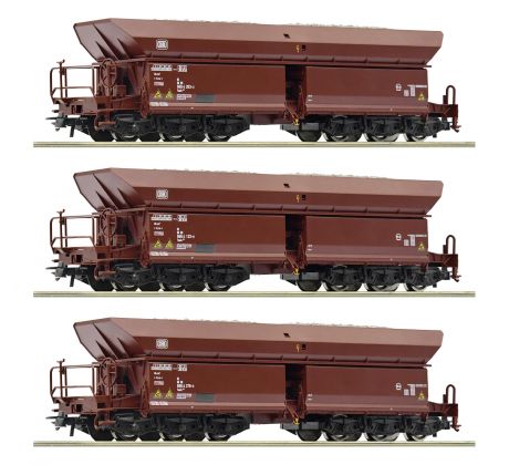 77030 - Třívozový set 6. osých rudných vozů typu Faals 150 DB - set 1