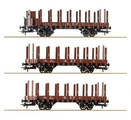 6600041 - Třívozový set klanicových vozů R „Stuttgart“ DRG
