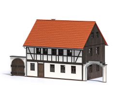 1505 - Obytný dům 4-stranný dvůr - stavebnice