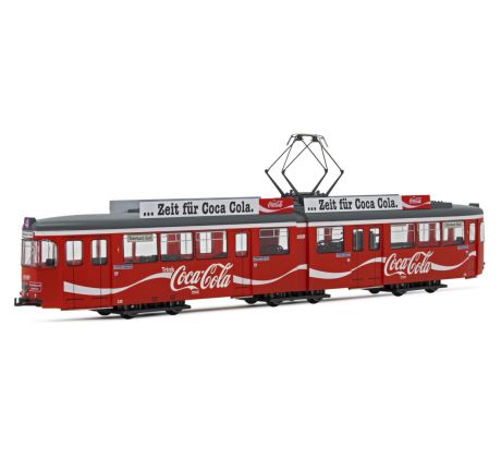 HR2861HM - Článková tramvaj Düwag GT6 DP Heidelberg "Coca-Cola", DCC