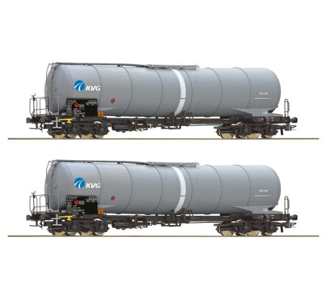 77463 - Set 4. osých kotlových vozů Zans „KVG“ GATX Rail Austria GmbH