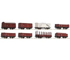44002 - 8-dílný set nákladních vozů, DB