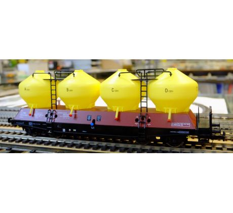 3550 03 - Uacs/Raj - vůz na přepravu cementu, ČSD, číslo 83 54 930 9 090-5