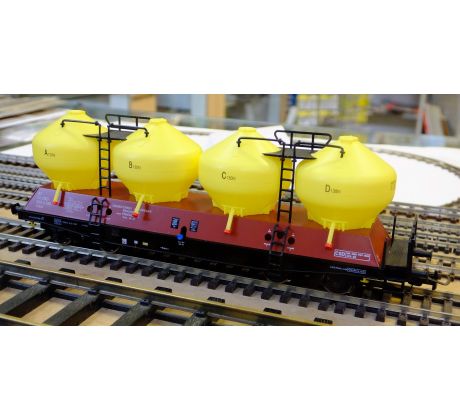 3550 07 - Uacs/Raj - vůz na přepravu cementu, ČSD, číslo 83 54 930 9 096-2