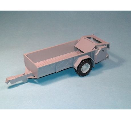 2004 - 1:43 - rozmetadlo RUR-5 k traktoru Zetor Crystal 12045 - stavebnice - šedá barva