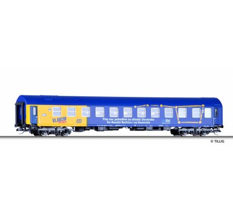 16728 - Lůžkový vůz WLAB, ČD, VI. epocha