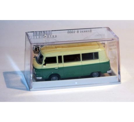 30038 - Barkas B 1000 minibus, zeleno-béžová