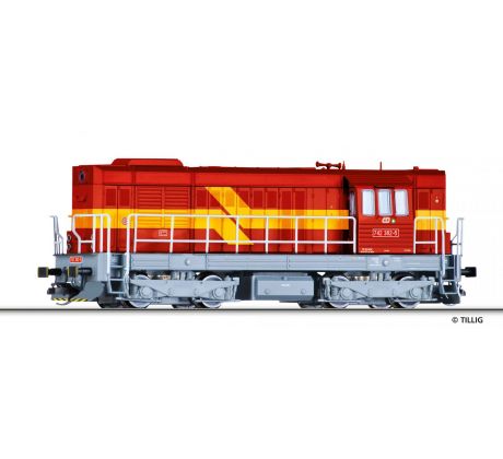 02755 - Motorová lokomotiva 742 382-5 ČD