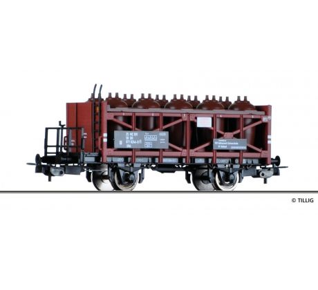 76700 - 2 osý vůz na přepravu kyseliny Uhk "VEB Synthesewerk Schwarzheide" DR