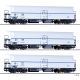 70041 - třívozový set strojně chlazených 4. osých chlazených vozů BDŽ