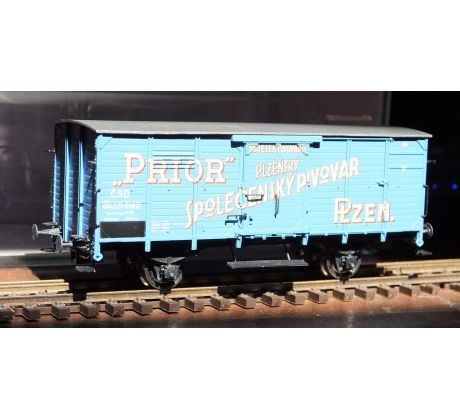 49093 - 2. osý uzavřený vůz Gb 221-514 [P] spol. pivovar Prior, Plzeň, ČSD