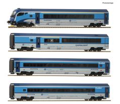 74065 - 4-dílný set rychlíkových vozů Railjet ČD