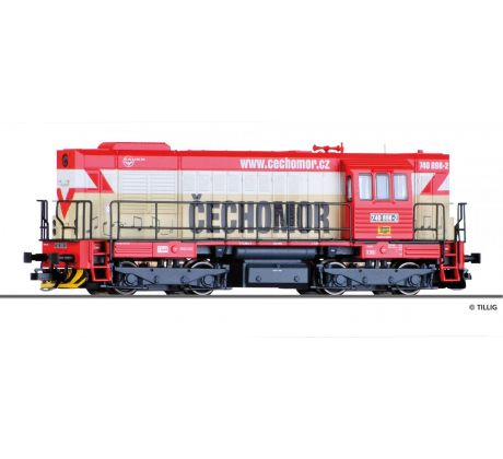 02758 - Motorová lokomotiva 740 892-2 Kladenská dopravní