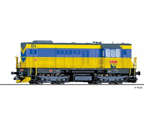 02764 - Motorová lokomotiva 740 OKD Doprava