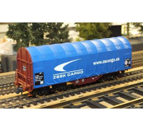 76441 - 4. osý speciální vůz na přepravu svitků s plachtou ZSSK Cargo