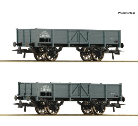76048 - 2x nákladní otevřené vozy kkStB