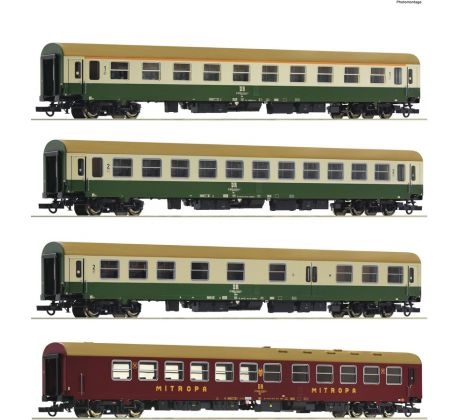 74189 - čtyřdílný set rychlíku 375 „Vindobona“ - vozy DR