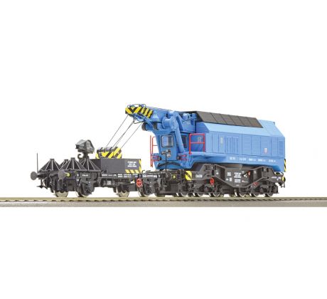 73038 - 6-osý digitální otočný jeřáb Kirow EDK 750 ČSD, DCC zvuk, funkce