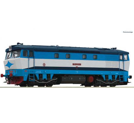 70925 - Motorová lokomotiva 751 229-6 ČD, DCC, zvuk