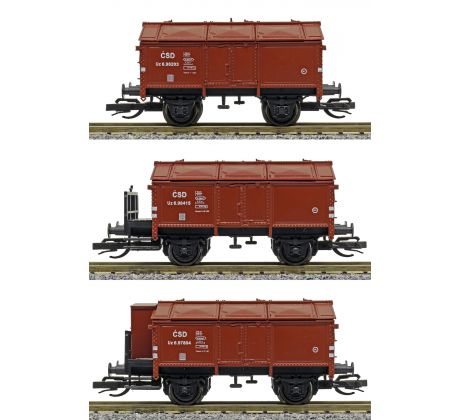 65295 - třívozový set vozů na vápno s klapkami Uz ČSD