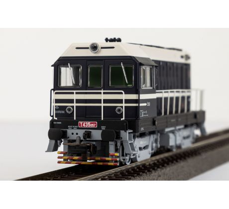 52438J - Motorová lokomotiva T 435.057 ČSD v továrním nátěru, DCC, zvuk Jacek