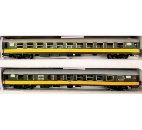 55303 - Souprava dvou vozů Bmee ČSD, rychlík "Košičan" set C