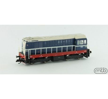 721190 - Motorová lokomotiva T 458.1190 ČSD, muzejní DHV Lužná