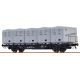 49129 - 2. osý plošinový vůz s výměnnými nástavbami Lbs-58 DB, s kontejnery Ekrt 212 „Von Haus zu Haus“ DB, Epocha III