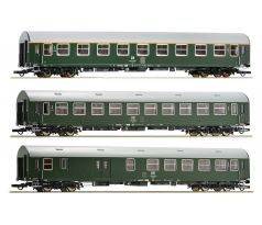 6200028 - Třídílný set rychlíkových vozů Y/B70 DR - set 1