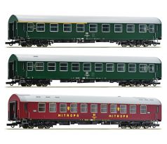 6200029 - Třídílný set rychlíkových vozů Y/B70 DR - set 2