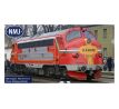 91215 - Motorová lokomotiva 459 021 Kárpát Vasút v nátěru "Santa Fe",  DCC, zvuk
