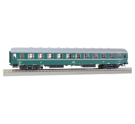 97110048 - 4. osý osobní vůz 2.třídy Ba 3372 ČSD, dom. stanice Praha, epocha III