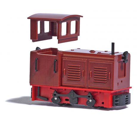 12401 - Maketa motorové lokomotivy LKM Ns 2f, bez pohonu