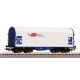 24617 - 4. osý plošinový vůz na přepravu plechových svitků s plachtou Shimmns Rail Cargo Austria