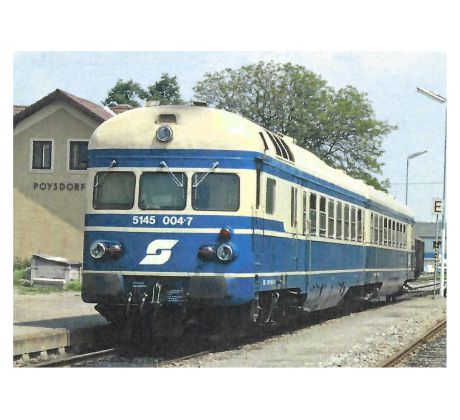 25200 - Dvoudílná jednotka řady 5145 ÖBB, epocha IV